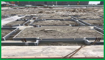 承臺(tái)陶?？招陌?工地磚胎膜用墻板